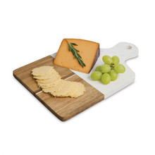 Marble and Wood Cheese Board