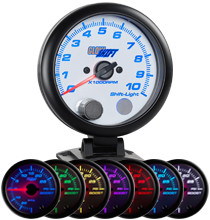 White 7 Color 3 3/4 Tachometer & Shift Light