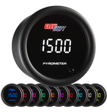 10 Color Digital Pyrometer EGT Gauge