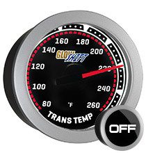 Tinted Transmission Temperature Gauge