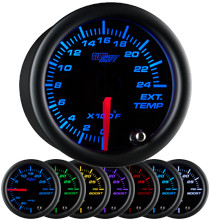 Black 7 Color 2400 F Exhaust Gas Temperature Gauge