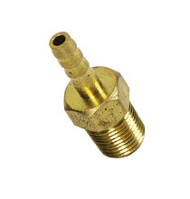 1/8 NPT Male to Non-Restrictive Male barbed Fitting Thread Adapter