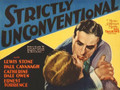 Strictly Unconventional (1930) DVD