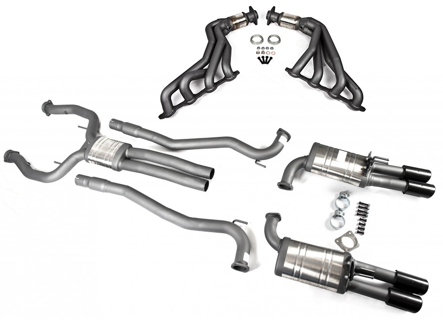 Harrop VE/VF 2.5" Full Exhaust System LSX Performance Parts