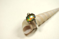Ammolite Jewelry Ring.RARE"Collector Grade"colors.