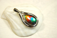 Ammolite Jewelry pendant.The perfect gift for her.
