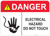 Danger Electrical Hazard #53-333 thru 70-333
