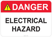 Danger Electrical Hazard #53-335 thru 70-335