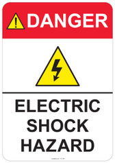 Danger Electrical Hazard, #53-344 thru 70-344