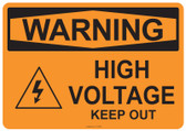 Warning High Voltage, #53-509 thru 70-509