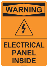 Warning Electrical Panel Inside, #53-547 thru 70-547