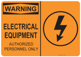 Warning Electrical Equipment, #53-549 thru 70-549