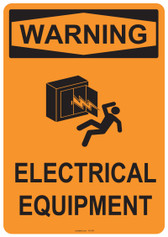 Warning Electrical Equipment, #53-551 thru 70-551