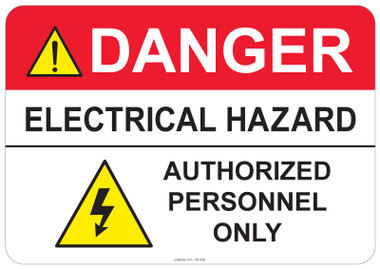 Danger Electrical Hazard #53-336 thru 70-336
