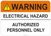 Warning Electrical Hazard #53-738 thru 70-738