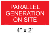 Parallel Generation on Site Placard - 04-426