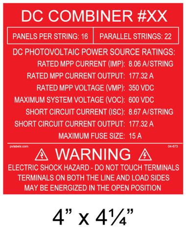 04 673 Placard