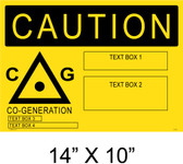 Solar Warning Placard - 14" x 10" - Item #14-401