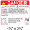 Danger - Arc Flash Hazard Label - Item #05-574