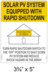Solar PV System Equipped With Rapid Shutdown- Item #05-112