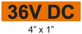 36V DC - PV Labels #30-012