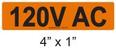 120V AC - PV Labels #30-214