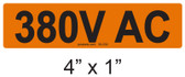380V AC - PV Labels #30-232