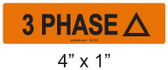 3 PHASE Delta - PV Labels #30-532