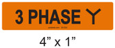 3 PHASE Y - PV Labels #30-534