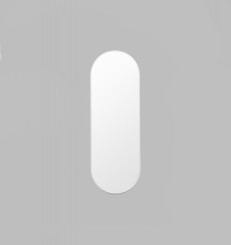 Bjorn Oval Mirror - Large - Bright White