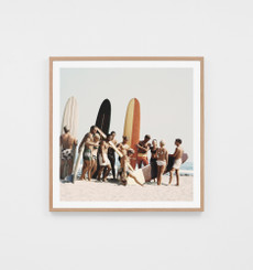 Malibu Surfers Print