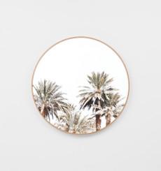 Sun Palms Framed Circle
