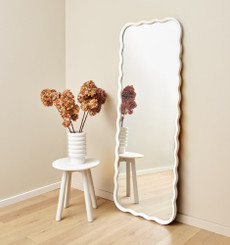 Jemima White Mirror 63 x 168 cm