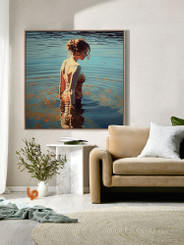 Sundrenched Afternoons Canvas Art Print - 90 x 90cm