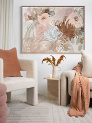 Blush Blossom Delight Canvas Art Print - 90 x 120cm