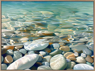 Riverside I Canvas Art Print - 90 x 120cm