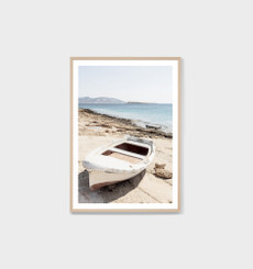 Seaside Rowboat Print