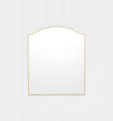 Raye Brass Mirror 75 x 90