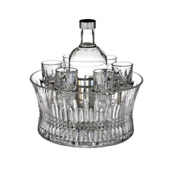 Waterford Crystal Lismore Diamond Vodka Set of 6 Shot Glasses