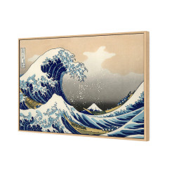 THE GREAT WAVE OF KANAGAWA - FRAMED CANVAS