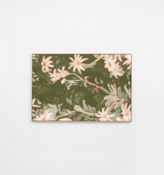 Flannel Flowers Green 2 Canvas