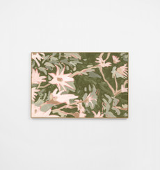Flannel Flowers Green 1 Canvas