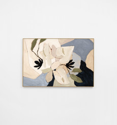 Lily Mosaic Blue 1 Canvas