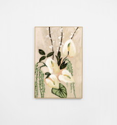 Lush Bouquet Natural 1 Canvas