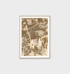 Flannel Flowers Natural 1 Print