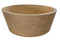 Tapered Natural Stone Vessel Sink in Light Travertine