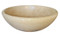 Classic Natural Stone Vessel Sink in White Honey Onyx