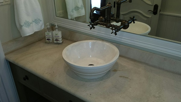 Elegant Natural Stone Vessel Sink Limestone