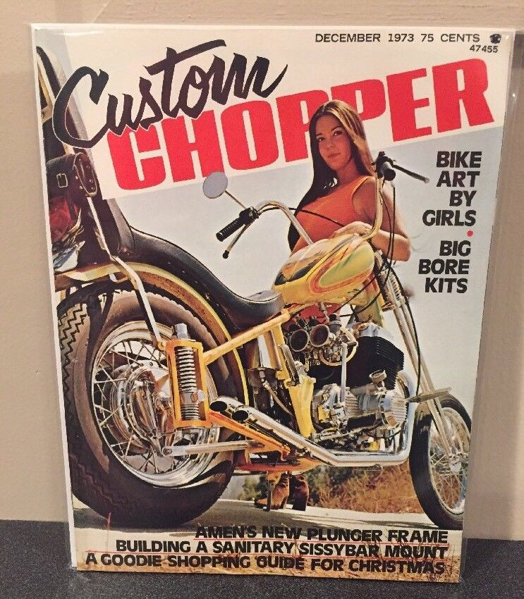 Custom Chopper Magazine December 1973 Bingo S Swap Meet Garage
