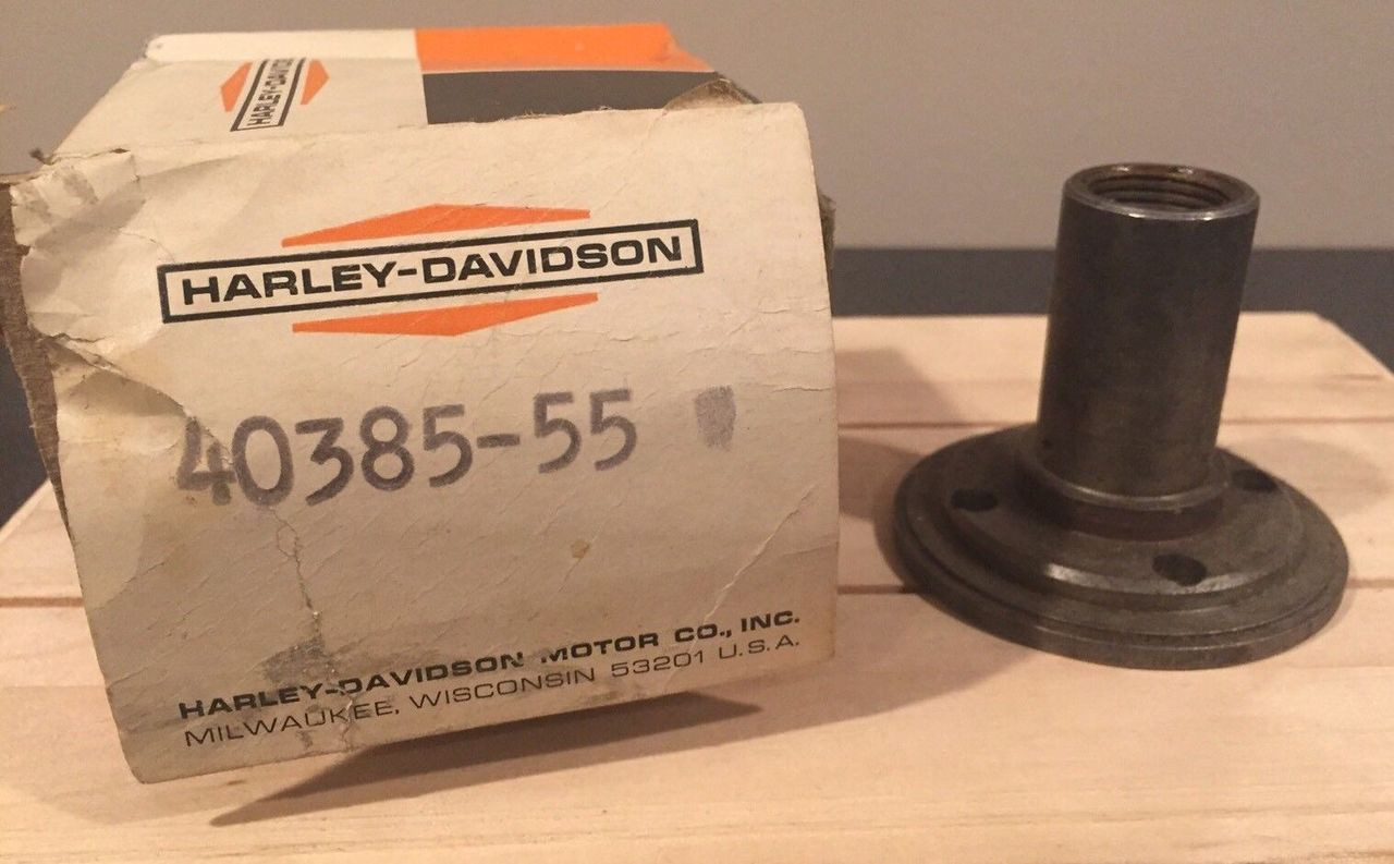 NOS OEM HarleyDavidson 4038555 Panhead Compensator Nut with original